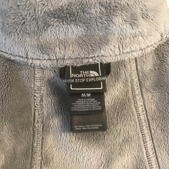 THE NORTH FACE Women’s Gray Faux Fur Lined Full Zip Jacket M - Picture 4 of 7